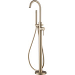 Смеситель для ванны Abber Wasser Kreis AF8115G, золото матовый, Цвет производителя: золото матовое - фото 