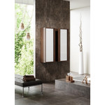 Пенал подвесной Aqwella Clarberg Evolution 40 см EV0504CD, белый/крафт - фото 