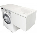 Тумба подвесная с раковиной-столешницей Эстет Dallas Luxe 120 см R, 1 ящик ФР-00001926 - фото 