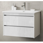 Зеркало-шкаф Smile Фреш 80 см, белый - фото 2