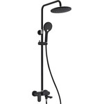 Душевое ограждение WasserKraft Dill 100х100 см 61S19, чёрный/прозрачное - фото 2