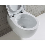 Унитаз подвесной безободковый Globo 4ALL MDS03.BI - фото 