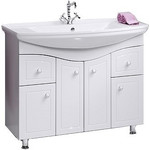 Тумба напольная с раковиной Aqwella Франческа 105 см FR0110 - фото 