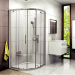 Душевое ограждение Ravak Blix XP2CP4 90x90 см X3B270C00Z1C алюминий/прозрачное - фото 