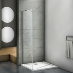 Душевая дверь Bas Mokka SD-100-C-WE 100 см алюминий/прозрачное - фото 2