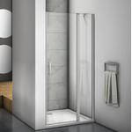 Душевая дверь Bas Mokka WTW-140-C-WE 140 см алюминий/прозрачное - фото 