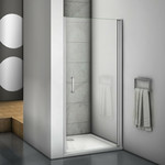 Душевая дверь Bas Mokka DR-90-C-WE 90 см алюминий/прозрачное - фото 