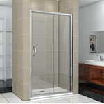 Душевая дверь Bas Infinity WTW-110-W-CH 110 см хром/узор - фото 