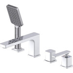 Смеситель для ванны Timo Torne 4330/00-16Y, хром/белый - фото 