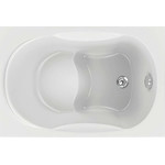 Ванна акриловая сидячая Bas Рио 120x70 см (на каркасе), Размер - мм: 1200х700 - фото 