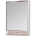 Тумба подвесная с раковиной Акватон Капри 60 см 1A2301K1KPDA0, белый/бетон пайн - фото 2