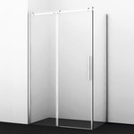 Душевое ограждение WasserKraft Dinkel 140х90 см 58R36, хром/прозрачное - фото 