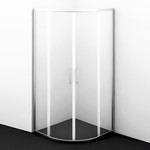 Душевое ограждение WasserKraft Main 90х90 см 41S01, хром/прозрачное - фото 