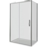 Душевое ограждение Bas Antares WTW+SP C-CH 110х80 см (стекло 8 мм) хром/прозрачное - фото 