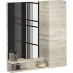 Пенал напольная Comforty Верона 35H см, дуб белый - фото 3