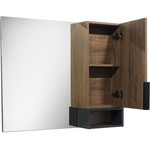 Пенал подвесной Comforty Штутгарт 40 см, дуб тёмно-коричневый - фото 8