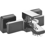 Смеситель для кухни E.C.A. Tiera 103518123EX, черный/хром - фото 3