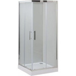Душевое ограждение Aquanet Delta Cube NPE1142 100x100 см (стекло 8 мм), хром/прозрачное - фото 