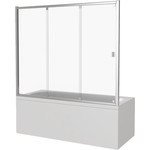 Торцевая шторка для ванны Bas Screen SP-75-C-CH 750х1400 мм, хром/прозрачное - фото 2