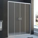 Душевая дверь Veconi Vianno 130 см VN45-130-02-19C1, хром/матовое - фото 