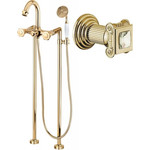 Смеситель для ванны Cezares APHRODITE-VDP-03/24-Sw, золото, Цвет производителя: золото - фото 