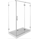 Душевое ограждение Aquanet Beta NWD1231 150х80 см (стекло 8 мм), хром/прозрачное L - фото 