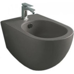 Биде подвесное ArtCeram File 2.0 FLB001 17 30, чёрный матовый - фото 