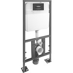 Инсталляция для унитаза SantiLine Adell SL-03 (кнопка черная матовая, овальная) - фото 