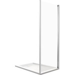 Боковая стенка Bas Lira SP-80-C-CH 80 см хром/прозрачное - фото 