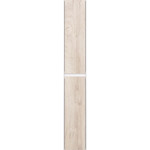 Пенал универсальный Dreja Slim 30 см 99.0504, дуб кантри/белый глянцевый - фото 