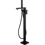 Смеситель для ванны Abber Daheim AF8215B, черный матовый, Цвет производителя: чёрный матовый - фото 