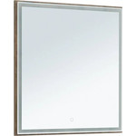 Тумба подвесная с раковиной Aquanet Nova Lite 75 см 298852 (2 дверцы) дуб рустикальный, Цвет фасада: тёмное дерево - фото 2