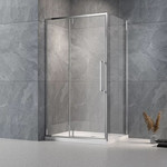 Душевое ограждение Veconi Rovigo 120x70 см RV034-12070-01-C7, хром/прозрачное - фото 