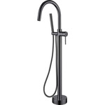 Смеситель для ванны напольный Boheme Uno 469-SGM, shine gun metal, Цвет производителя: shine gun metal - фото 