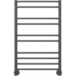 Полотенцесушитель водяной Aquatek Пандора П10 500х800 мм AQ RRС1080BL, чёрный муар - фото 