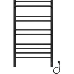 Полотенцесушитель электрический Aquatek Бетта П10 500х900 мм AQ EL KRC1090BL, чёрный муар - фото 
