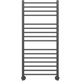 Полотенцесушитель водяной Aquatek Либерти П16 500х1100 мм AQ RR1610BL, чёрный муар - фото 