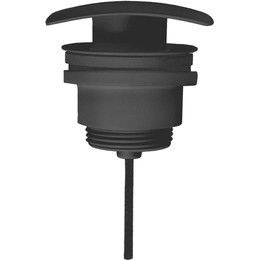 Донный клапан Azario AZ-106-BL, чёрный матовый - фото 