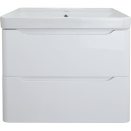 Тумба подвесная с раковиной Azario Lotos 60/2 см CS00083929, белый - фото 