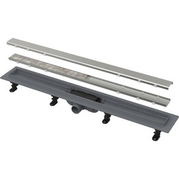 Трап Alcadrain 55 см APZ19-550, нержавеющая сталь (под плитку) - фото 