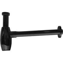 Сифон для умывальника Azario G 1 1/4 AZ-115-BL, чёрный матовый - фото 