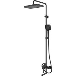 Душевая стойка Iddis Parker PARBL3Fi06, чёрный матовый - фото 