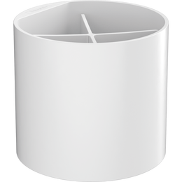 Стакан для зубных щеток Hansgrohe WallStoris 27921700, белый матовый - фото 
