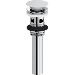 Донный клапан Damixa Option 210610200 удлинённый, белый глянцевый - фото 