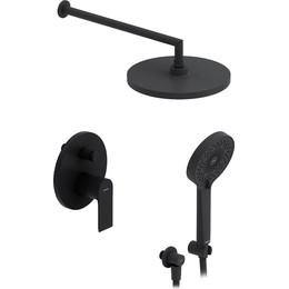Душевая система для душа Damixa Apollo 947520300, чёрный - фото 