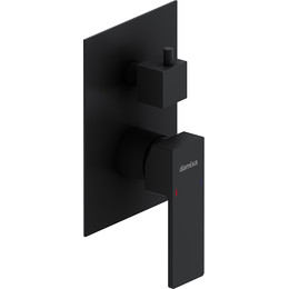 Смеситель для ванны и Damixa Gala 537100300 со скрытой частью, чёрный, Цвет производителя: чёрный - фото 