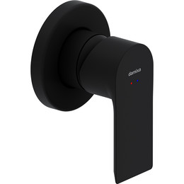 Смеситель для душа Damixa Apollo 477500300 со скрытой частью, чёрный, Цвет производителя: чёрный - фото 