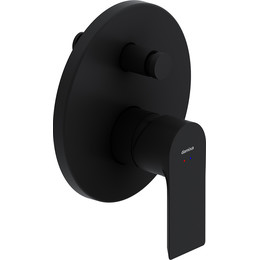 Смеситель для ванны Damixa Apollo 477100300 со скрытой частью, чёрный., Цвет производителя: чёрный - фото 