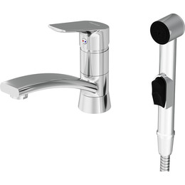 Смеситель для раковины Damixa Jupiter 770230001 с гигиеническим душем - фото 