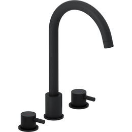 Смеситель для раковины встраиваемый Damixa Scandinavian Pure 360200300, чёрный, Цвет производителя: чёрный - фото 